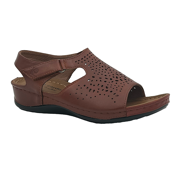 Low Wedge Comfort Open Toe Sandal - 0783