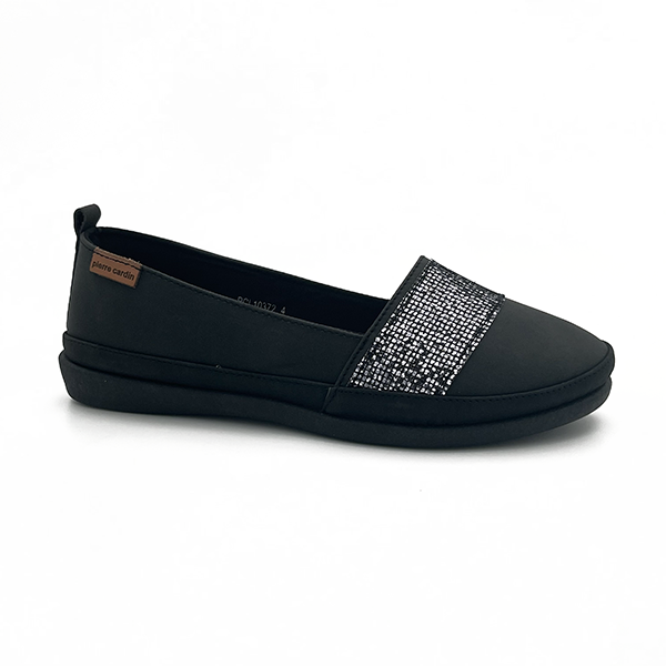 Slip On Pump With Shimmer Trim - 0813