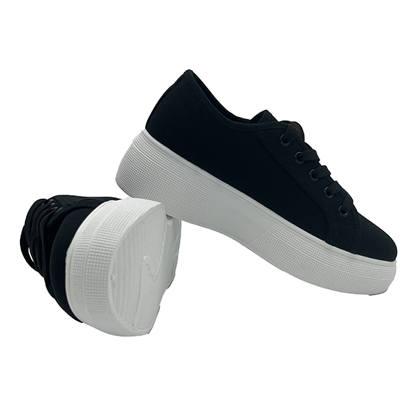 Lace Up Canvas Sneaker - 0814