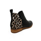 Two Toned (Animal Print) Ankle Boot - 0861