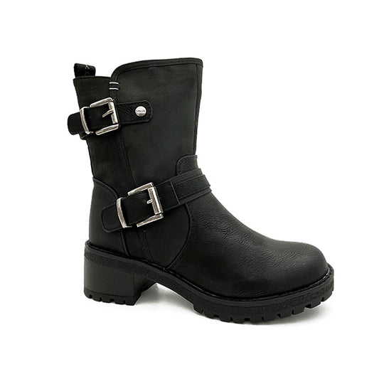 Ankle Boot On Stack Heel - 0864