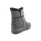 Ankle Boot Fur Lining On Low Wedge - 0866