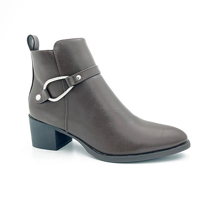 Ankle Boot On Stack Heel - 0867