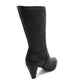 Medium Heel Leather Boot - 0871