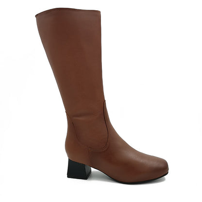 Long Leather Boot - 0883