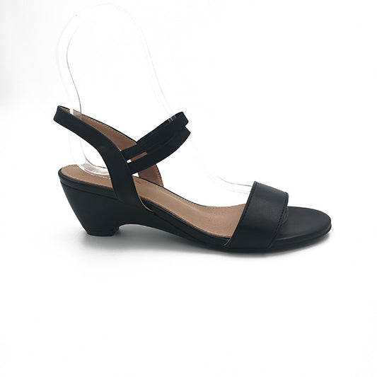 Low Wedge Single Vamp Sandal - 0891