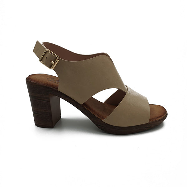 Medium Heel Open Toe Sandal - 0893