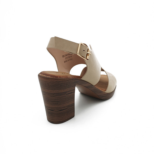 Medium Heel Open Toe Sandal - 0893