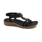 Elastic Ankle Strap Colour Bead Sandal - 0909