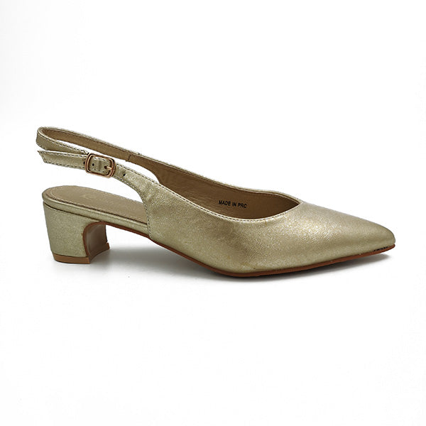 Pointy Sling Back On Heel - 0918