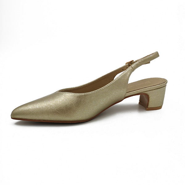 Pointy Sling Back On Heel - 0918