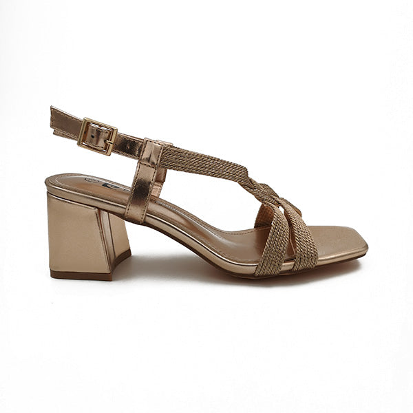 Medium Heel Back Strap Sandal - 0921