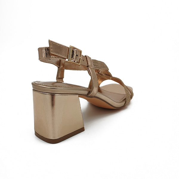 Medium Heel Back Strap Sandal - 0921