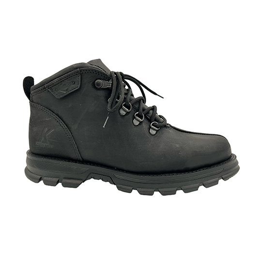 Leather Lace Up Ankle Boot - 0964