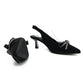 Low Heel Pointy Sling Back - 0987