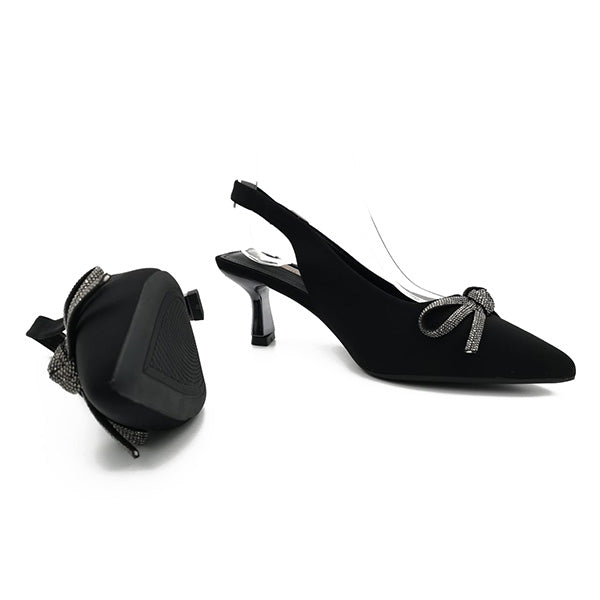 Low Heel Pointy Sling Back - 0987