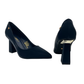 Square Medium Heel Pointy Court - 1008