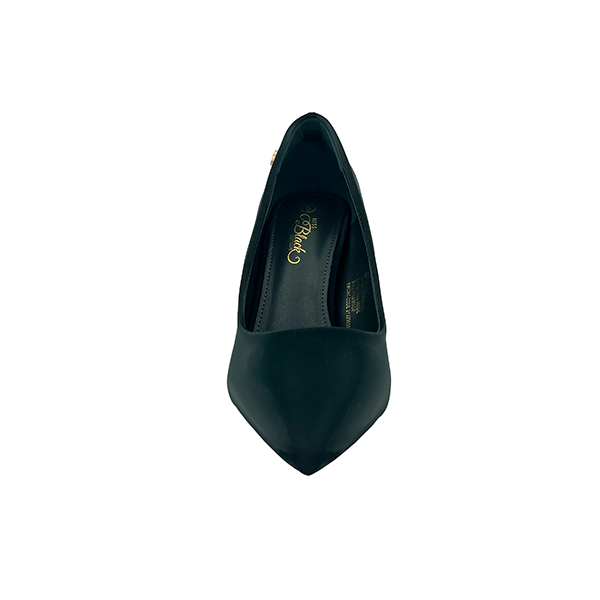 Square Medium Heel Pointy Court - 1008