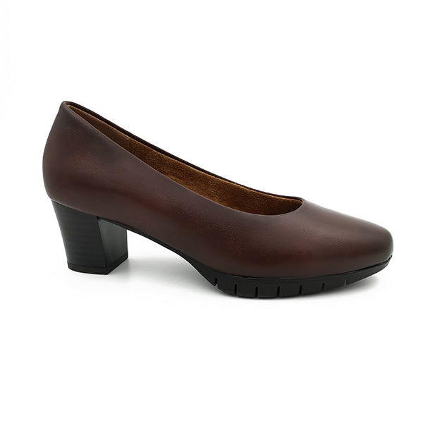 Medium Block Heel Comfort Court - 1016