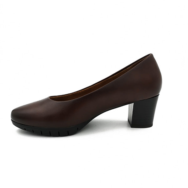 Medium Block Heel Comfort Court - 1016