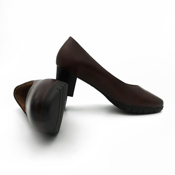 Medium Block Heel Comfort Court - 1016