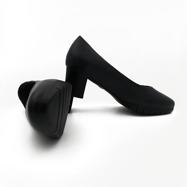 Medium Block Heel Comfort Court - 1016