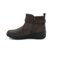 Low Wedge Ankle Boot With Strap - 1064