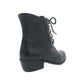 Leather Front Lace Up Ankle Boot - 1109
