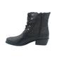 Leather Front Lace Up Ankle Boot - 1109