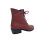Leather Front Lace Up Ankle Boot - 1109