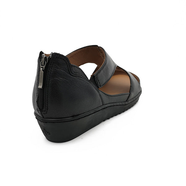 Leather Comfort Closed Back Sandal - 1115