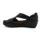 Leather Comfort Closed Back Sandal - 1115