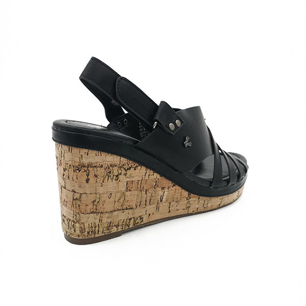 High Cork Wedge Sandal - 1128