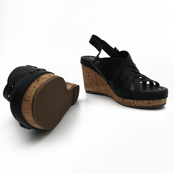 High Cork Wedge Sandal - 1128