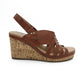 High Cork Wedge Sandal - 1128