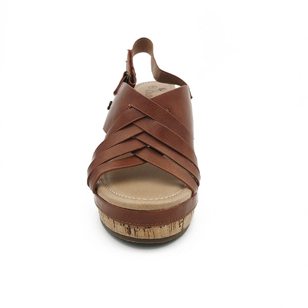 High Cork Wedge Sandal - 1128