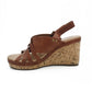 High Cork Wedge Sandal - 1128