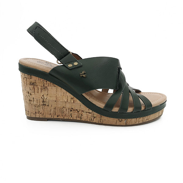 High Cork Wedge Sandal - 1128