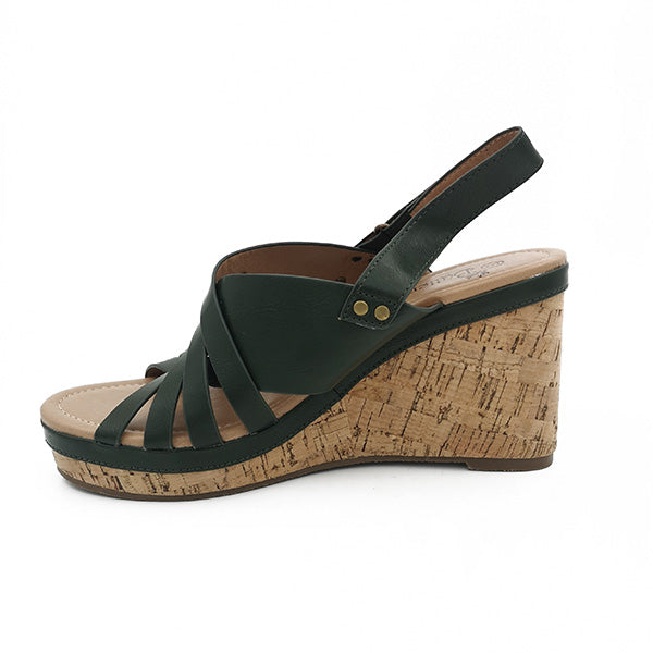 High Cork Wedge Sandal - 1128