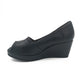 Leather Medium Wedge Peep Toe - 1137