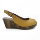 Leather Peep Toe Sling Back - 1138