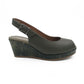 Leather Peep Toe Sling Back - 1138