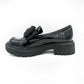 Patent Loafer with Large Bow - 1147