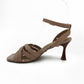 Open Toe Sandal On Medium Heel - 1153