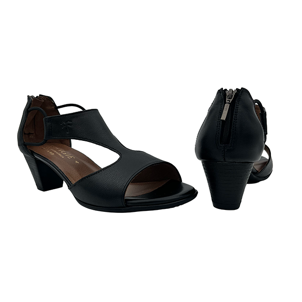Medium Heel Open Toe Sandal - 1161
