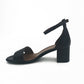 Medium Block Heel Open Toe Sandal - 1168