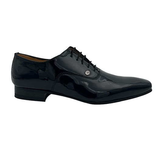Leather Patent Lace Up - 1169