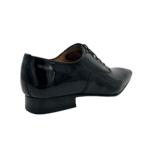 Leather Patent Lace Up - 1169