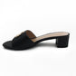 Low Heel Slip On Sandal - 1173