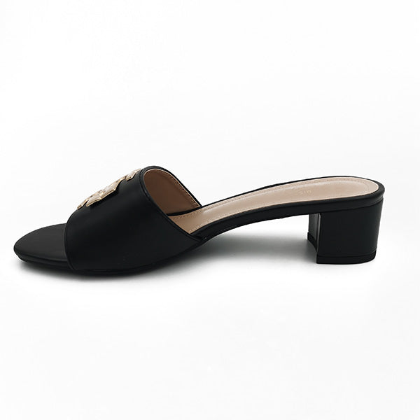 Low Heel Slip On Sandal - 1173